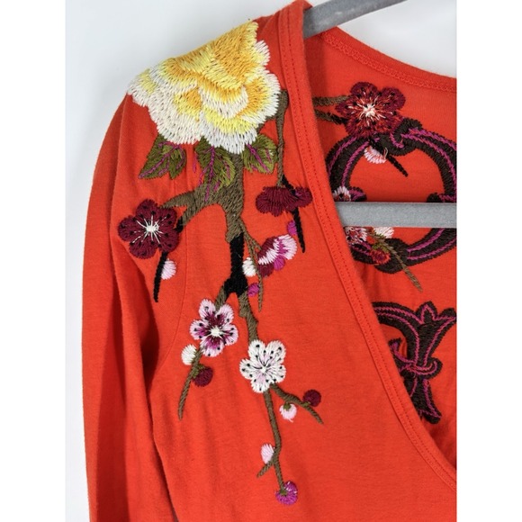 Johnny Was LOVE Embroidered Floral Hippie Coachella Y2K Boho Indie Sz XS Dress - Picture 4 of 14